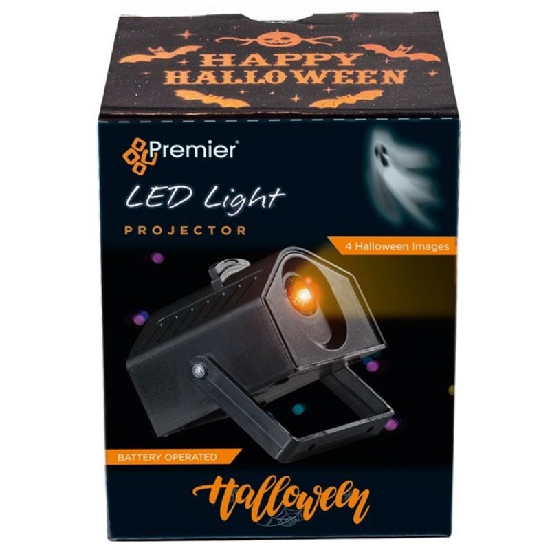 LED projector with 4 Halloween images