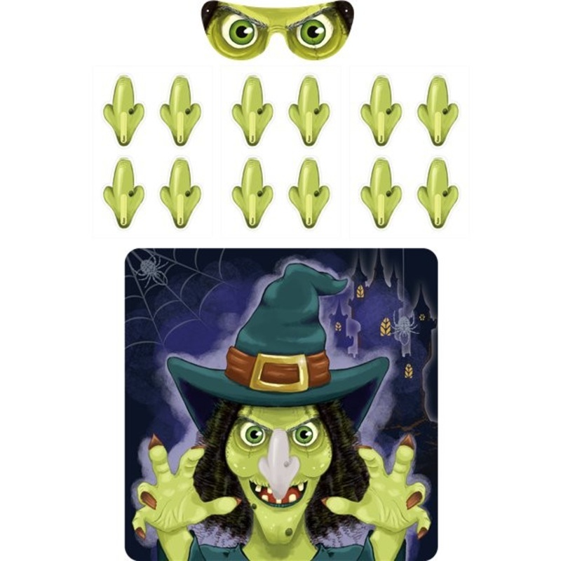 Pin the Nose on the Witch Halloween Party Game
