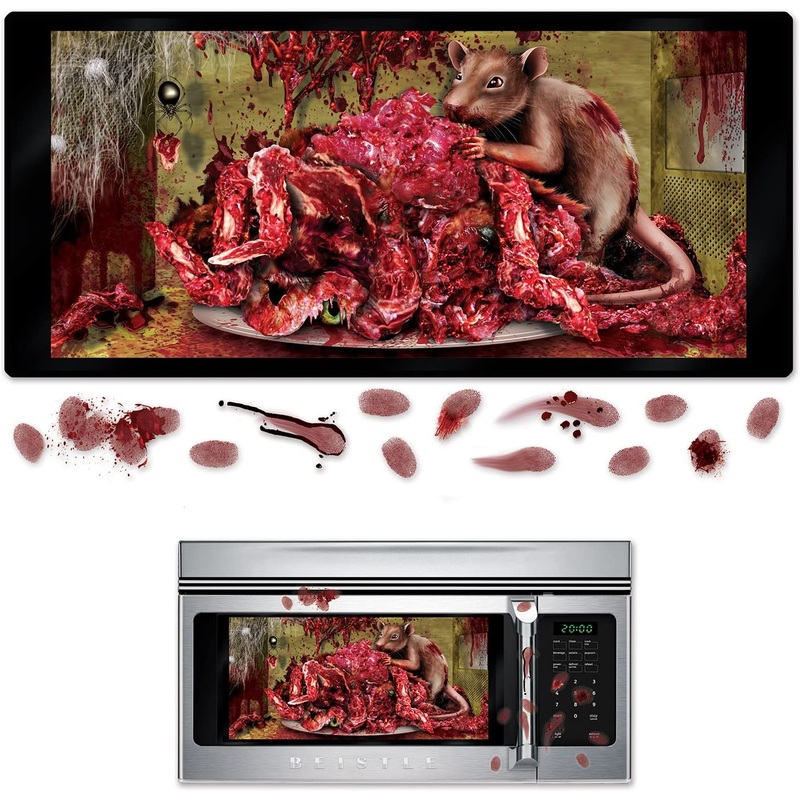 Rat in microwave 30.5 x 60.5 cm