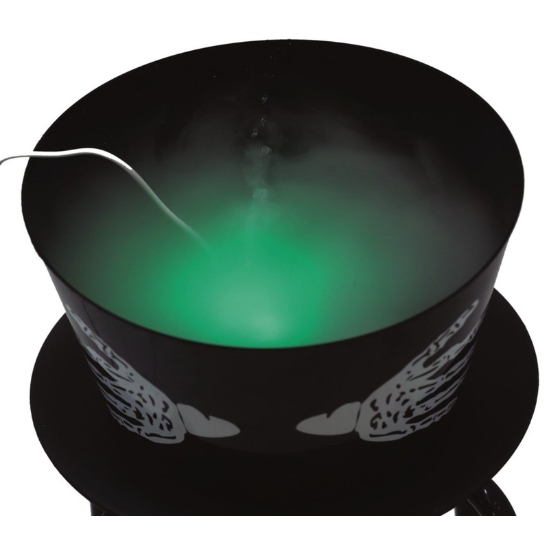 Smoke machine with LED light