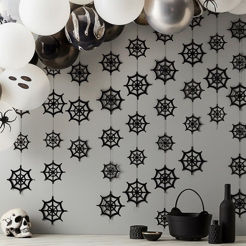 Spider web background