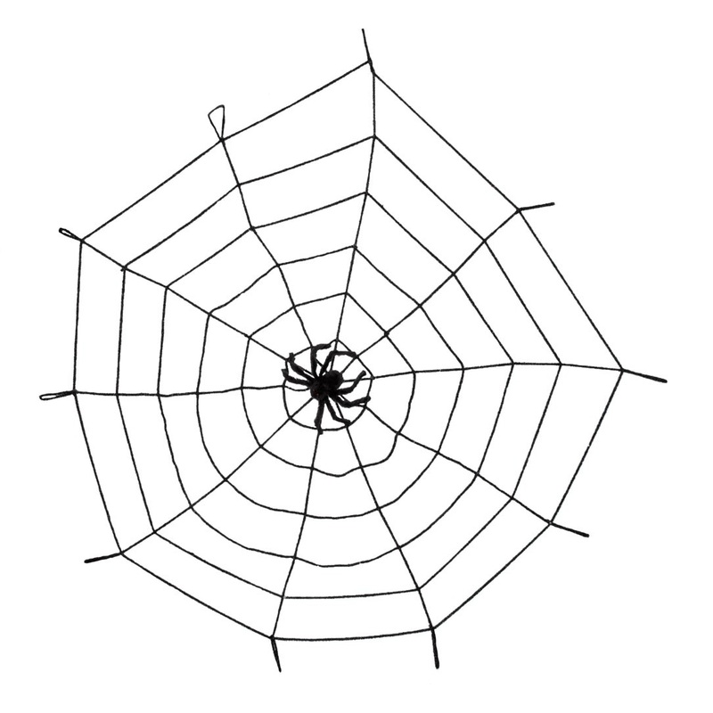 Spider web with spider 150cm