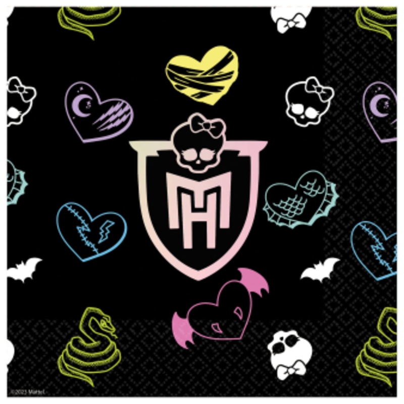 16 napkins Monster High 33 x 33cm