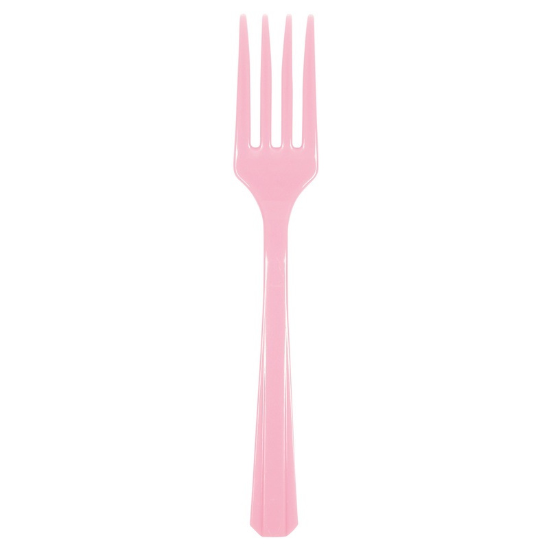 20 forks Mila light pink 15.5cm