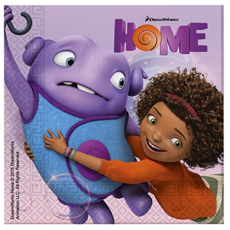 20 Home Booviger Party Fun Napkins 33cm