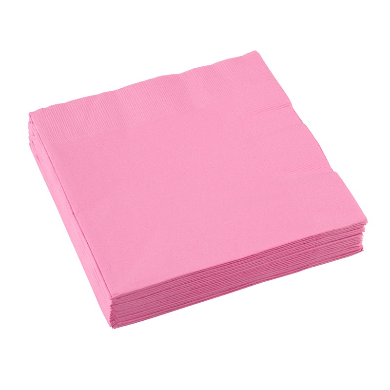 20 napkins Mila light pink 33cm
