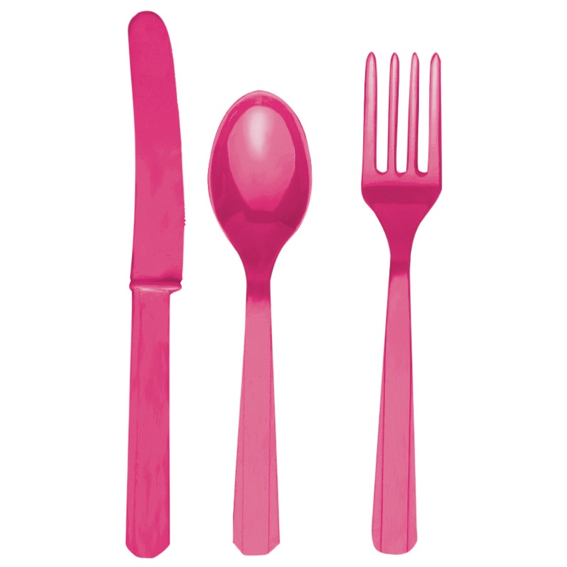24-piece cutlery set Mila pink