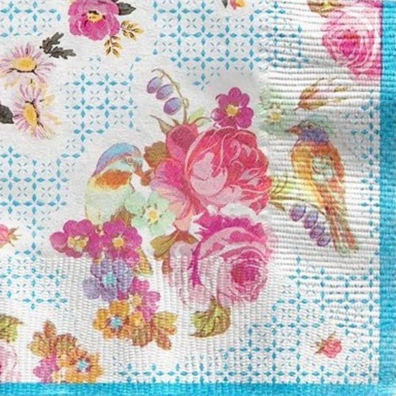 40 vintage napkins 20cm