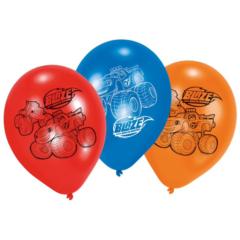 6 Balloons Blaze And The Monster Machines