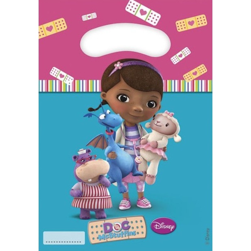 6 Doc McStuffins Animal Love Gift Bags