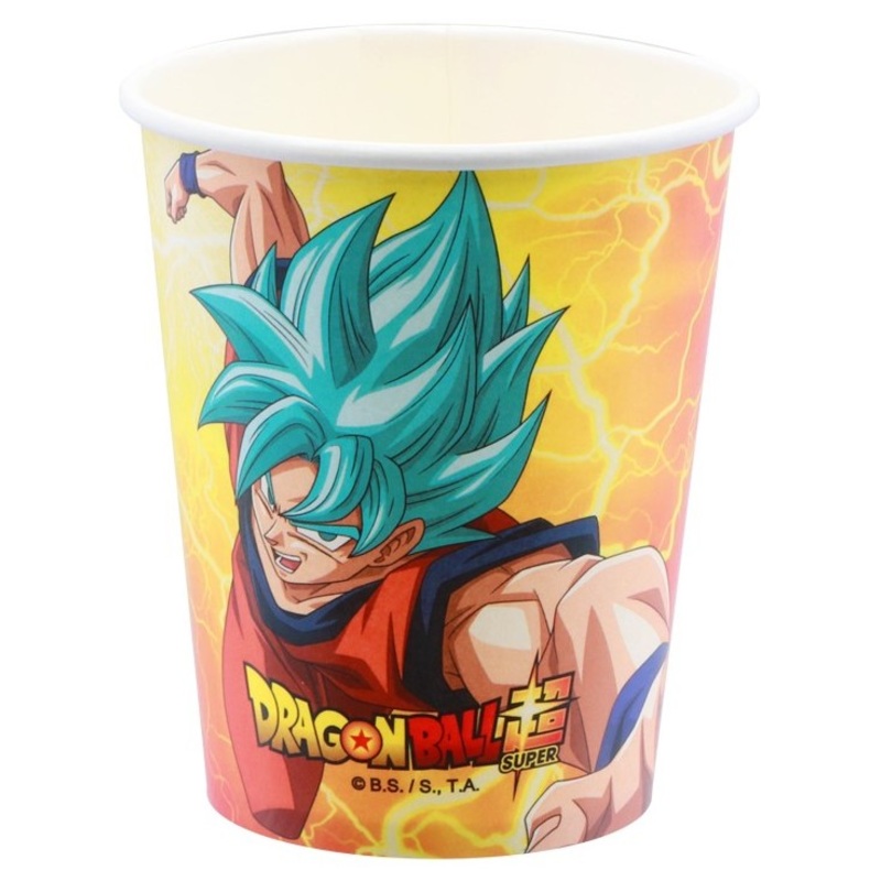 8 Dragon Ball cups 250ml