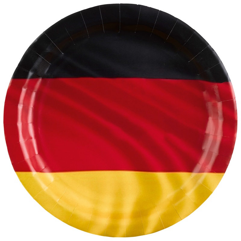 8 Germany paper plates 23cm