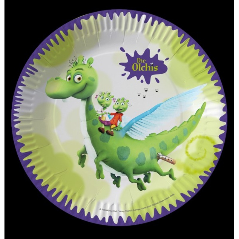 8 The Olchis party plate 23cm