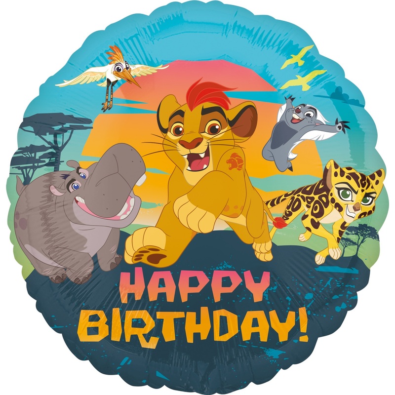 Birthday balloon Royal Guard of the Lions