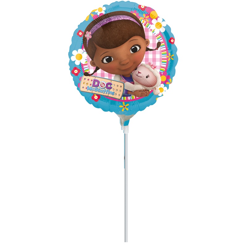Doc McStuffins flowery stick balloon