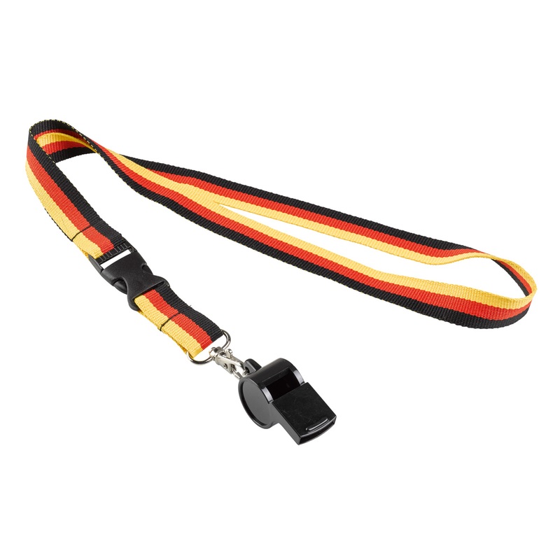 Germany lanyard with whistle