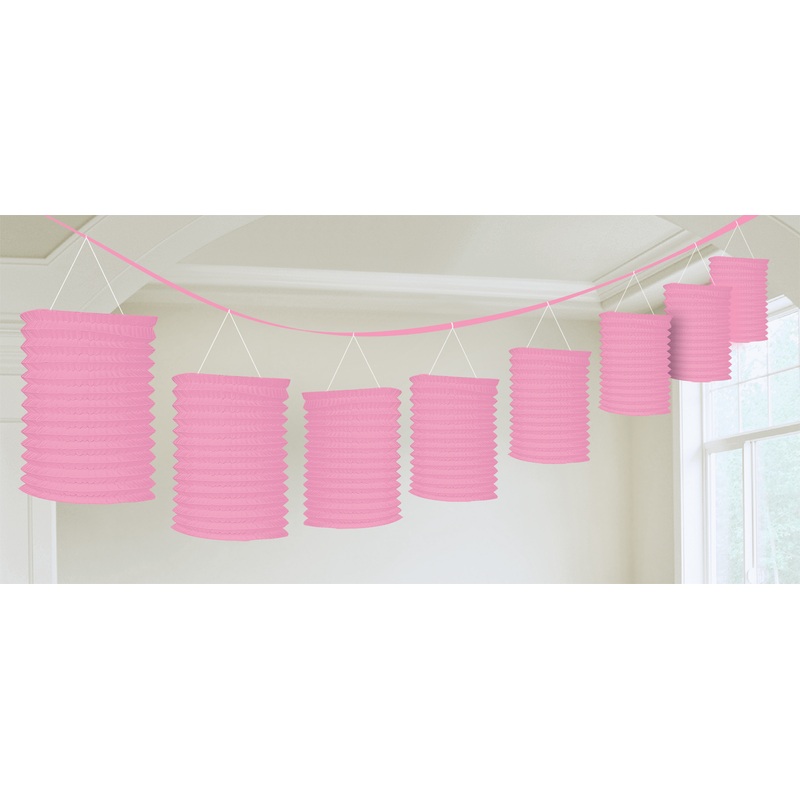 Lantern garland Barbie in pink 3.6m