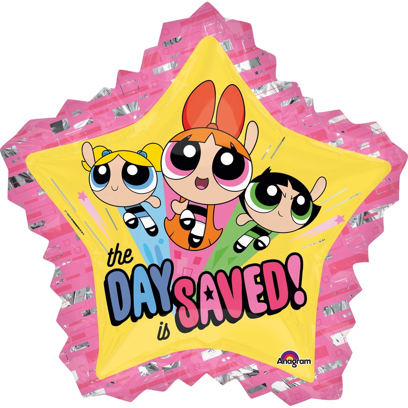Powerpuff Girls foil balloon 81 x 86cm