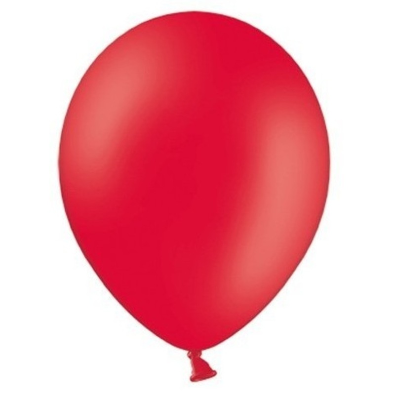 10 party star balloons red 27cm