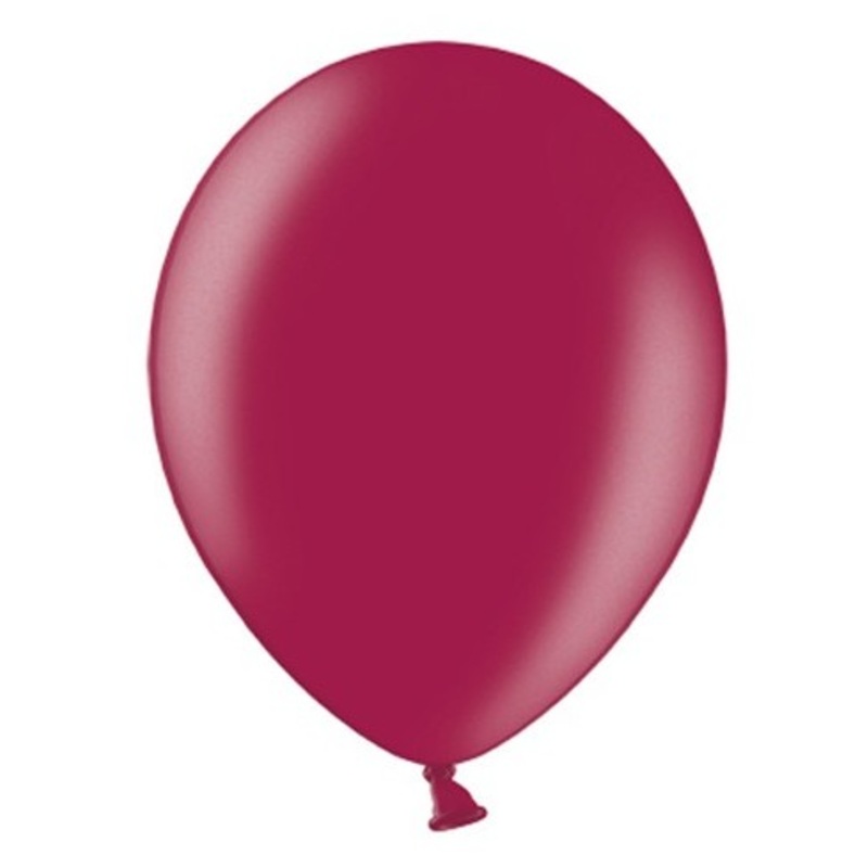 10 party star metallic balloons blackberry 27cm