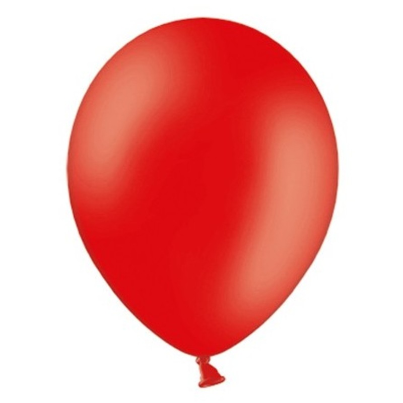 100 Celebration balloons red 23cm