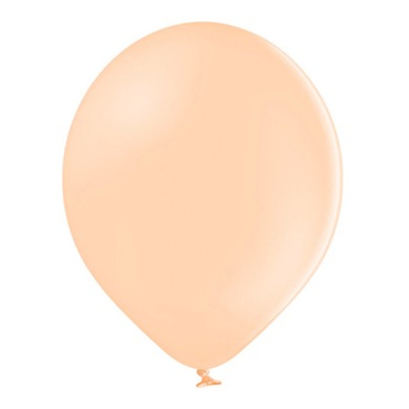 100 party star balloons apricot 12cm