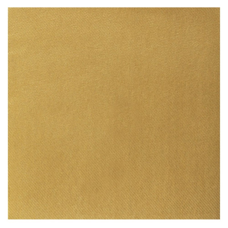 25 super soft napkins gold 40cm