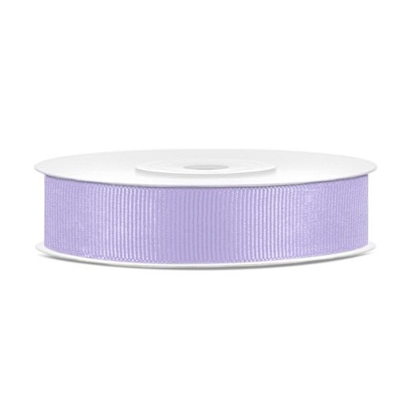 25m wide grosgrain ribbon lilac