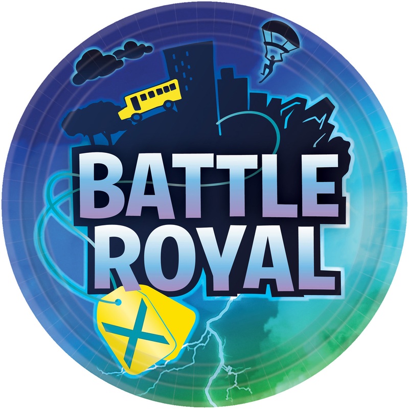 8 Battle Royal Birthday Plates 23 cm