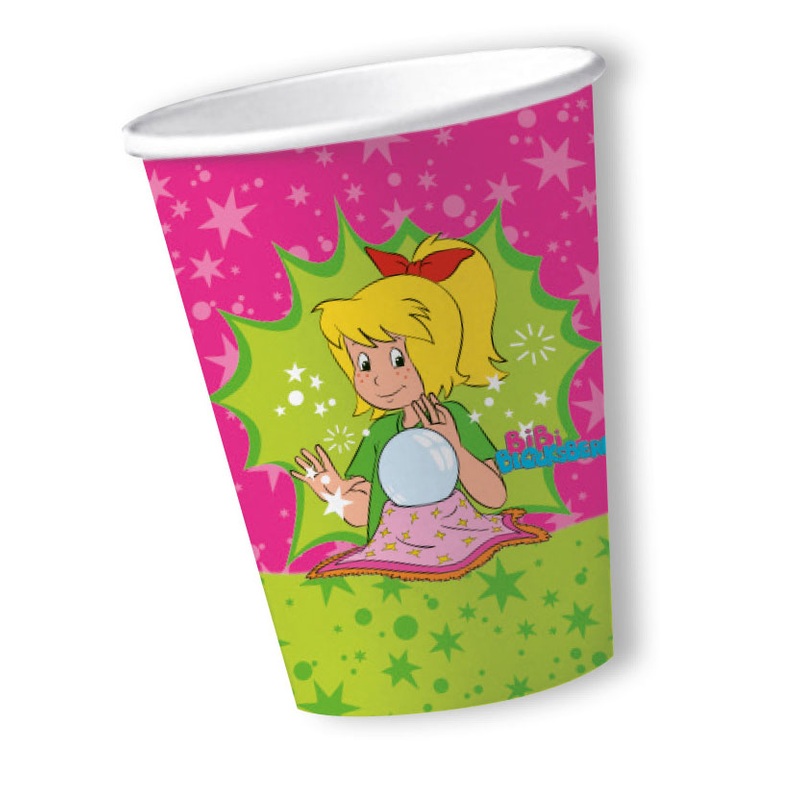 8 Bibi Blocksberg cups 200ml