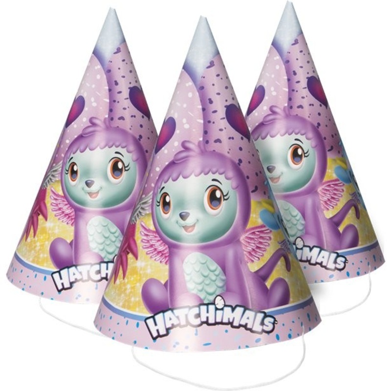 8 hatchimals party hats