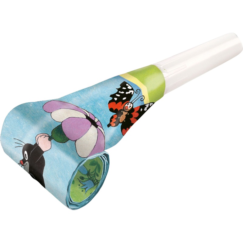 8 party horns the-little-mole 30cm