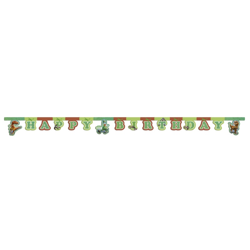 Arlo & Spot Dinosaur Garland Happy Birthday 230cm