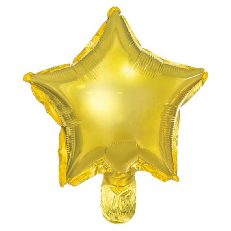 Foil balloon starry sky gold 25cm