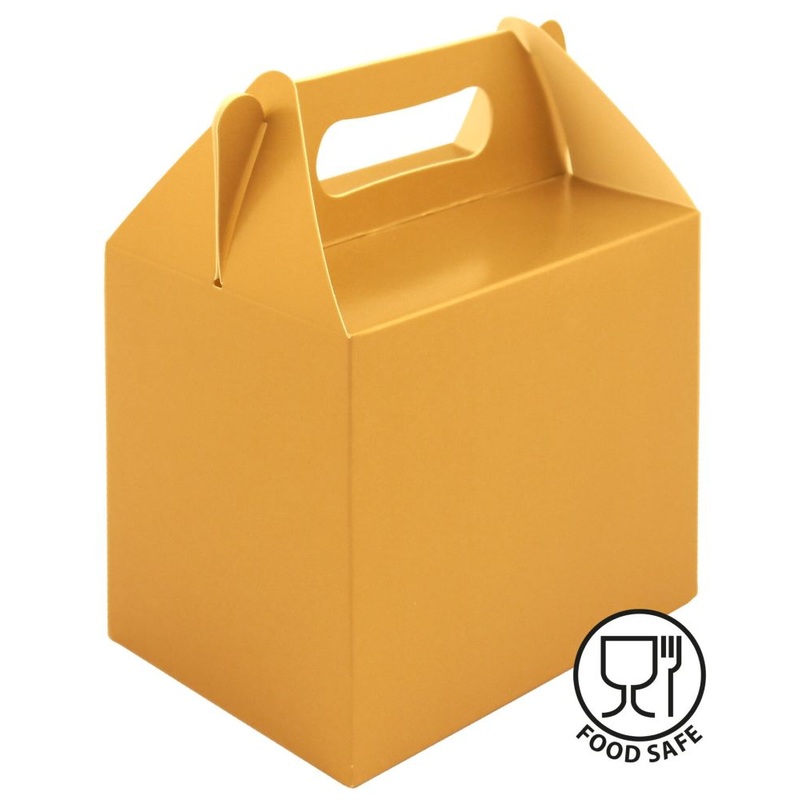 Golden gift box 14 x 12cm