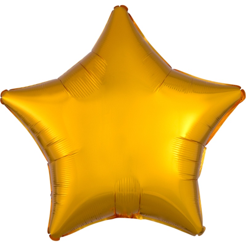 Golden Star Matte Metallic 48cm