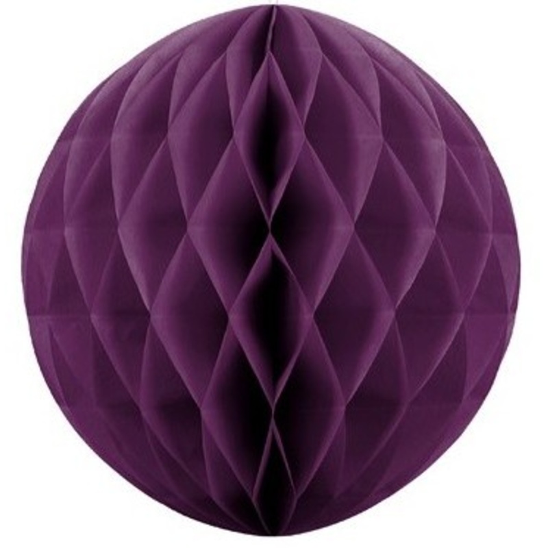 Honeycomb ball Lumina dark purple 20cm