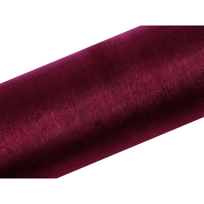 Organza fabric Julie burgundy 50 x 1.5 m