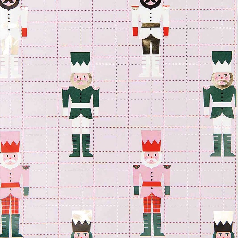 Pink Nutcracker FSC wrapping paper