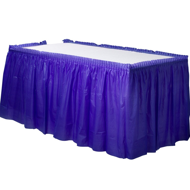 Table border Mila dark purple 4.26mx 73cm