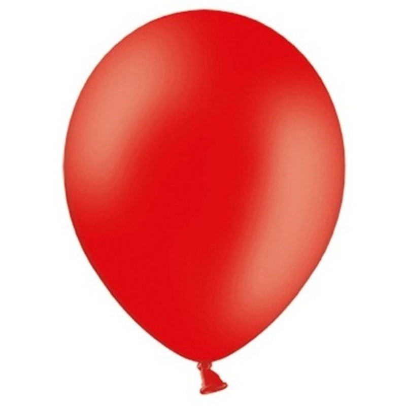 100 Celebration balloons red 25cm