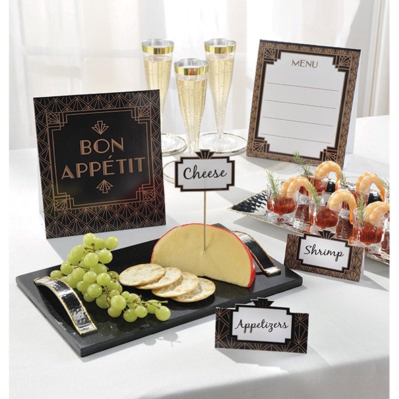 12 pcs. Buffet decoration set glamor