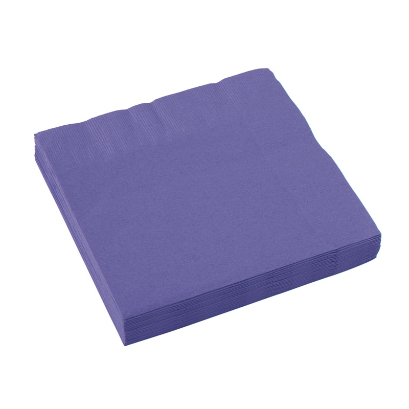 20 napkins Mila purple 33 x 33cm