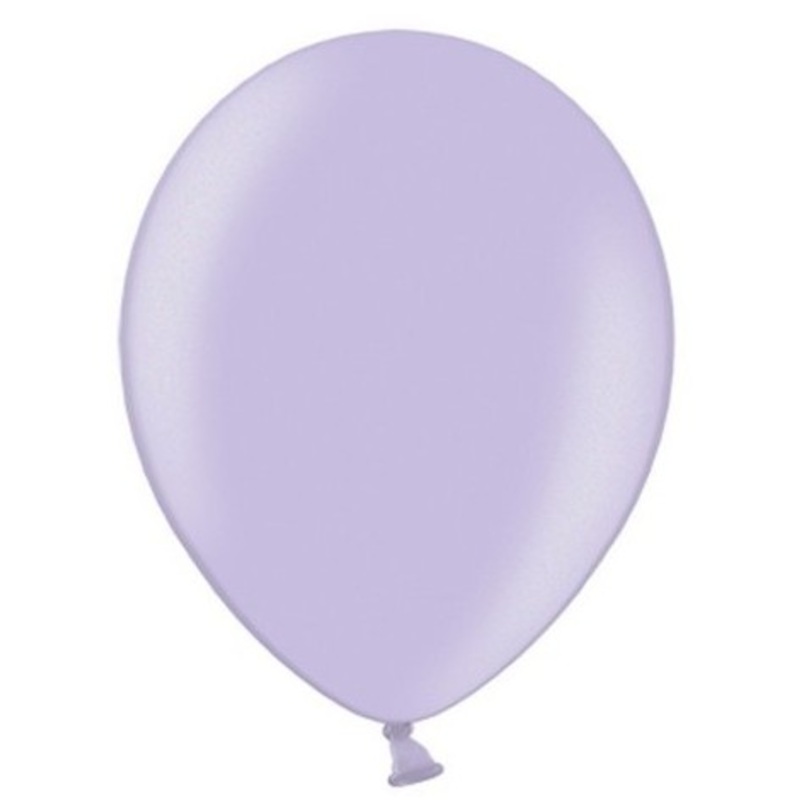 20 party star metallic balloons lavender 23cm
