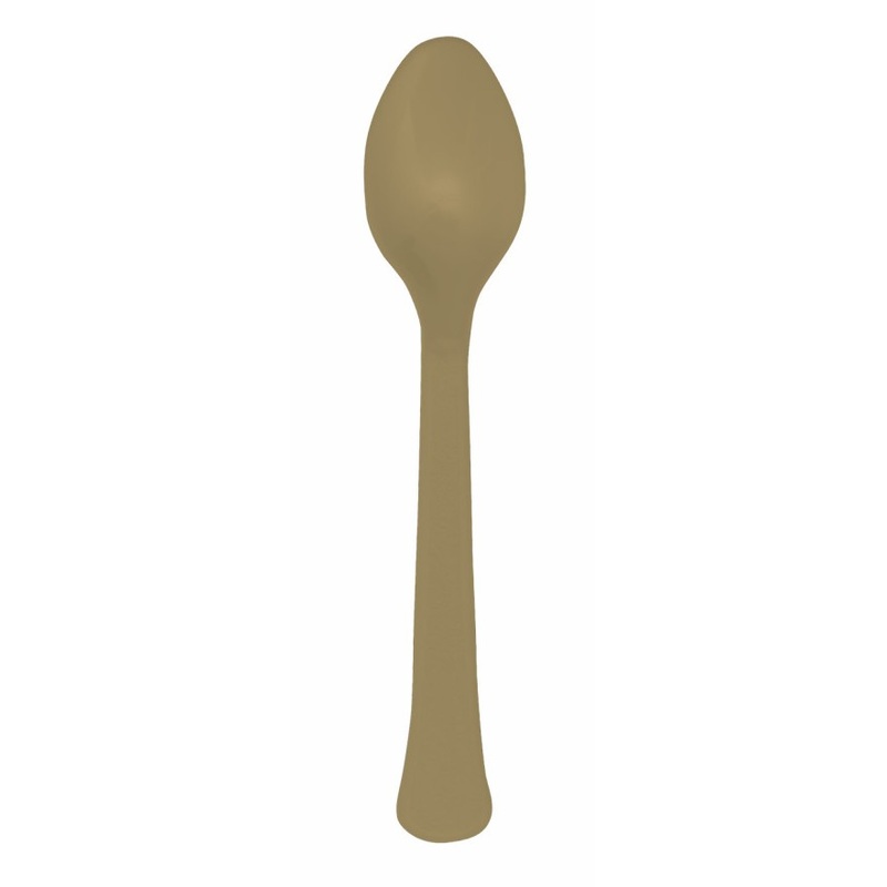 24 Golden Spoons reusable