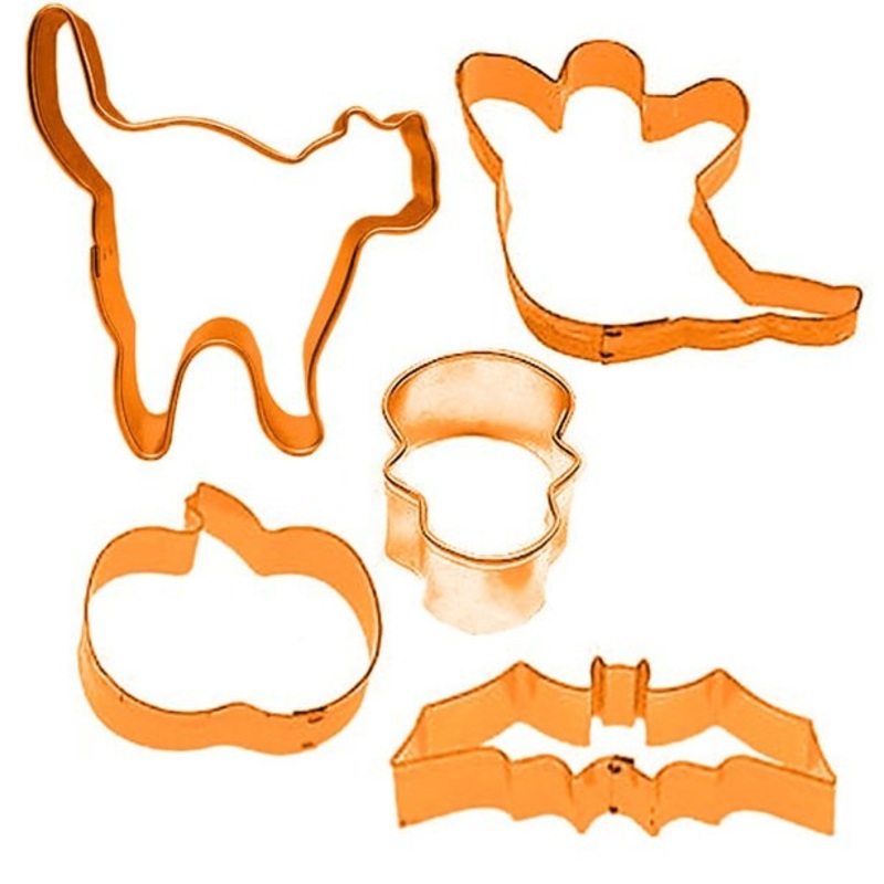 5 Halloween biscuit cutters