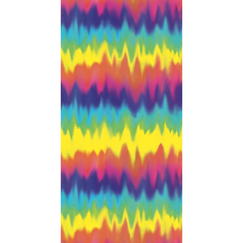 60s hippie wall backdrop Rainbow Groove