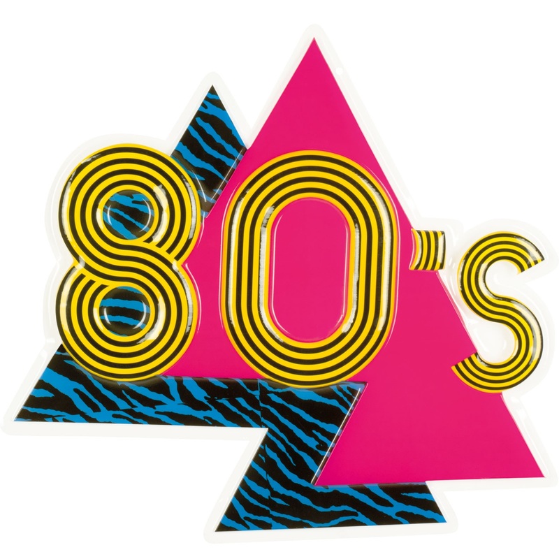 80s party wall decoration