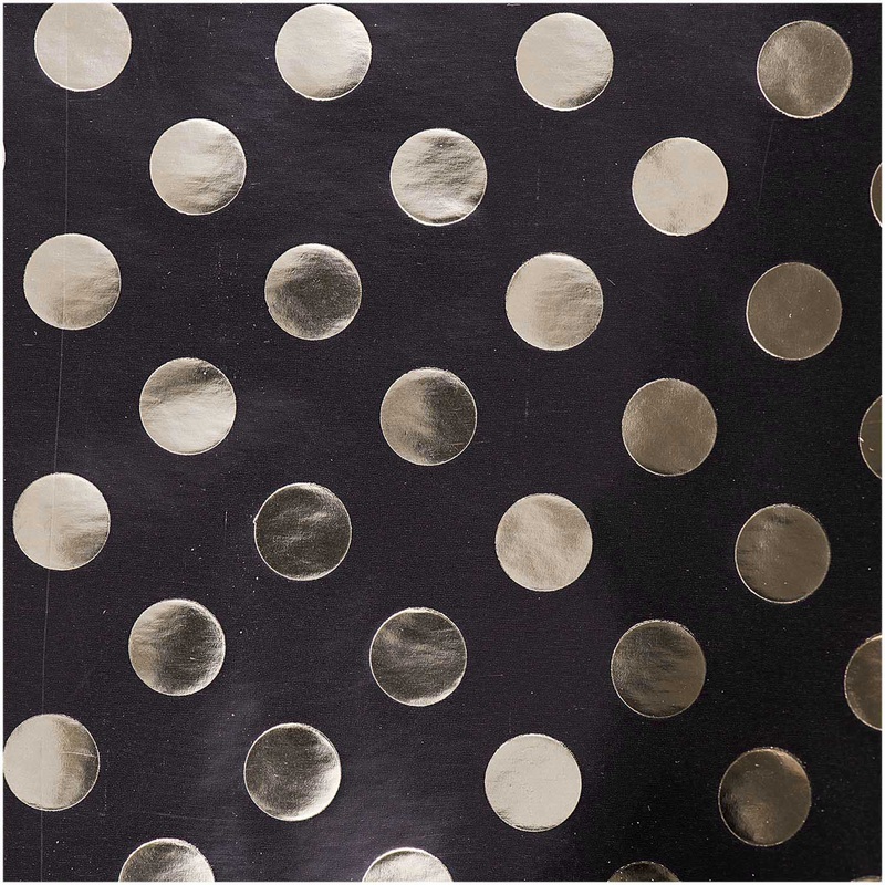 FSC Lovely Dots wrapping paper black