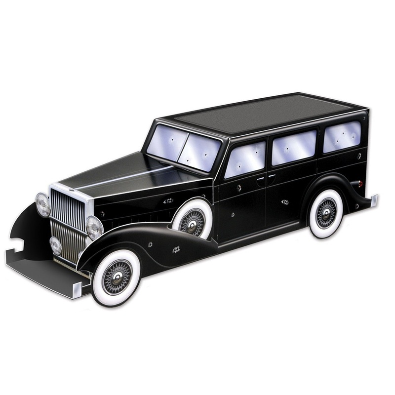 Gangster car 20s table setting
